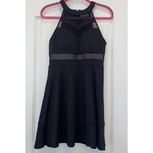 Emerald Sundae Black High Neck Dress